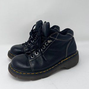 Dr. Martens Made in England 8542 Vintage Black Chunky Boots